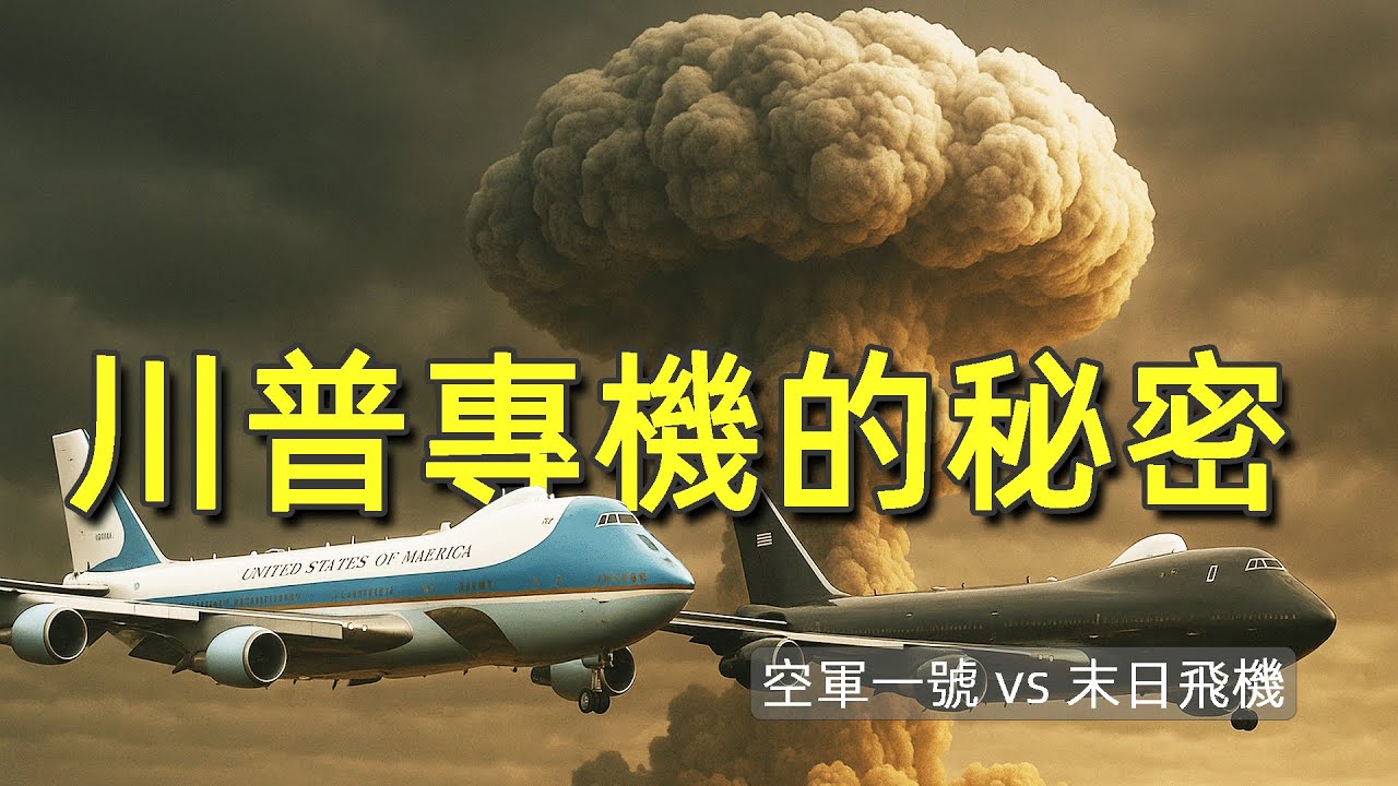 【空軍一號 vs 末日飛機】美國最神祕的空中堡壘大揭密！✈️