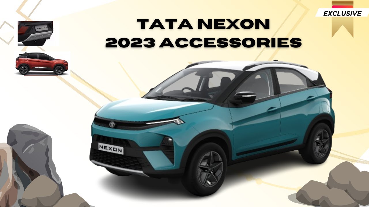 Tata Nexon 2023 Accessories | Full list with Price Entire range | #nexon2023  @tatamotors