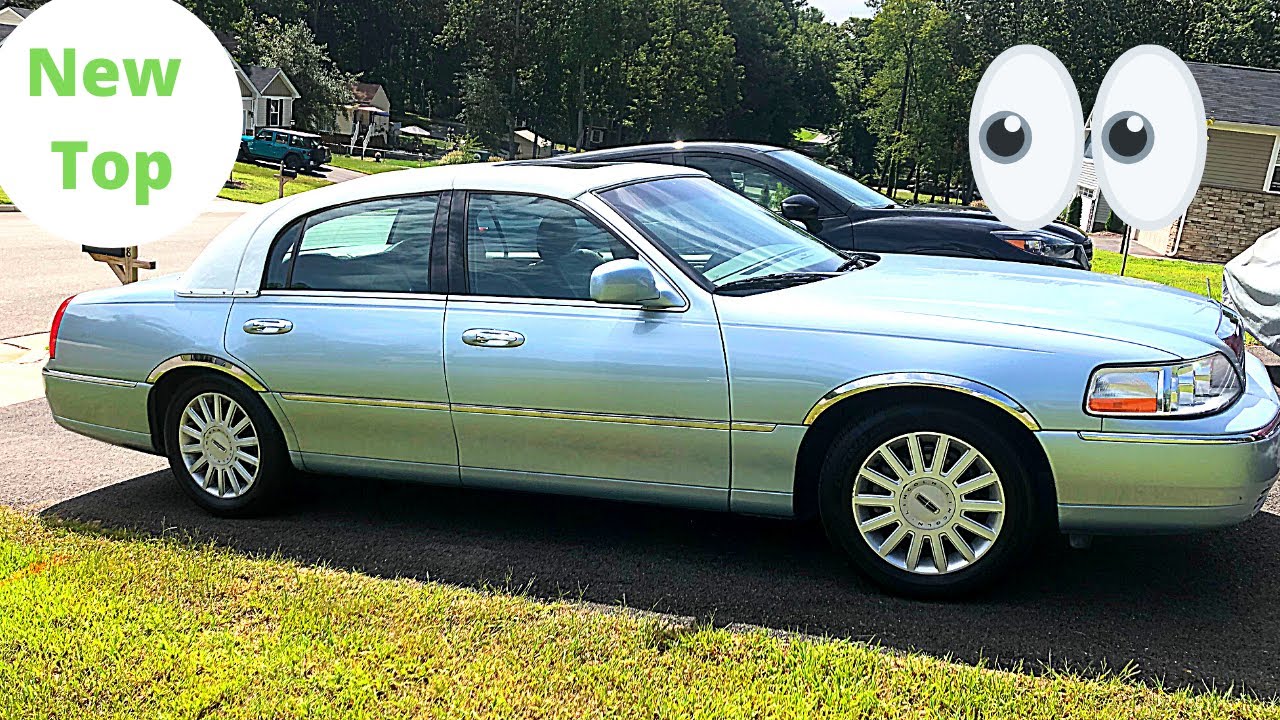 My Lincoln Towncar Gets A New Top (Cloth or Vinyl?)