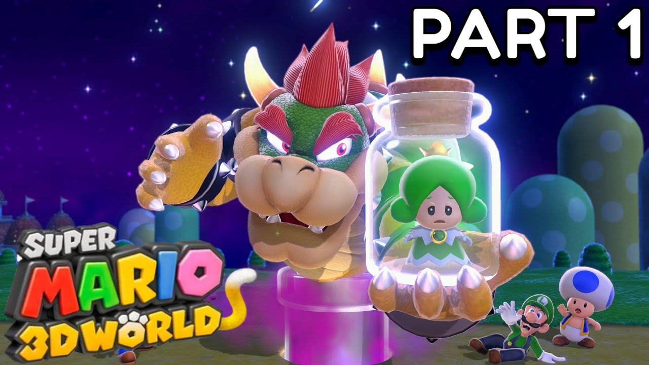 Super Mario 3D World (Switch) | Gameplay Playthrough Part 1 