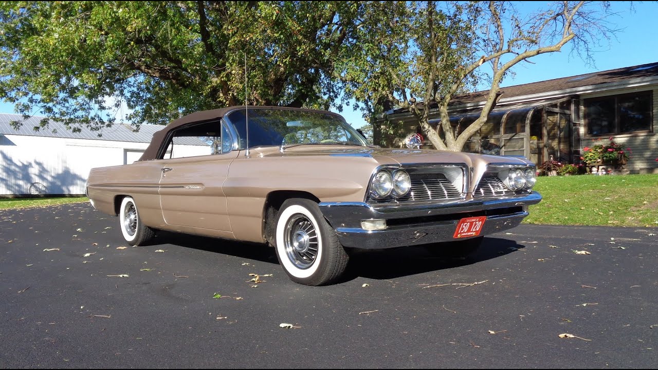 1961 Pontiac Catalina Convertible Factory Air Conditioning & Ride on My Car Story with Lou Costabile