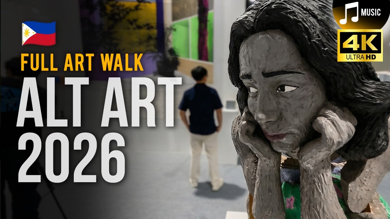 Contemporary Art in Asia: ALT ART PH 2026 | 4 Hours Full Exhibition - 4K POV Art Walk in Manila