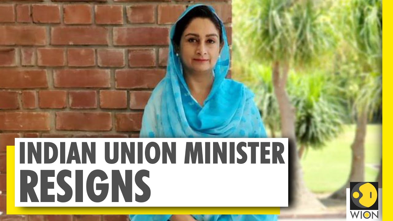 Indian lawmaker Harsimrat Badal resigns from Union Cabinet in protest against farm Bills