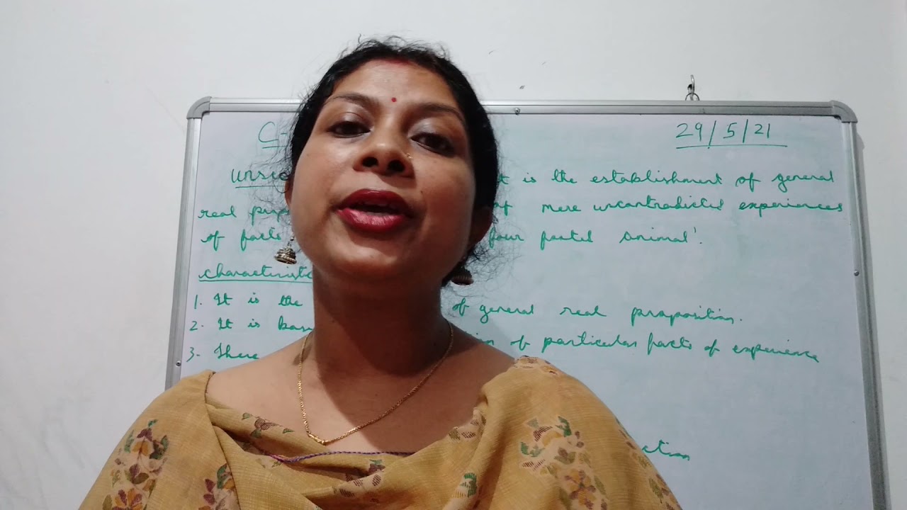 H. S. 2 nd year, C-1, Unscientific Induction