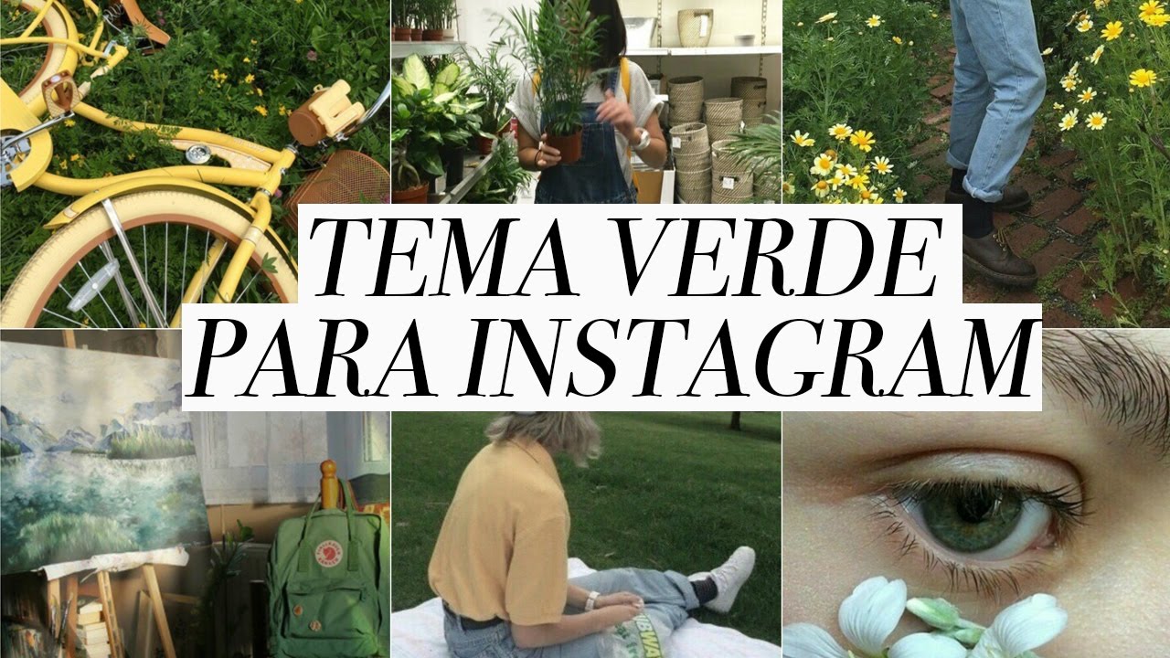 COMO EDITAR FOTOS DO INSTAGRAM // TEMA VERDE (NATUREZA) GREENERY