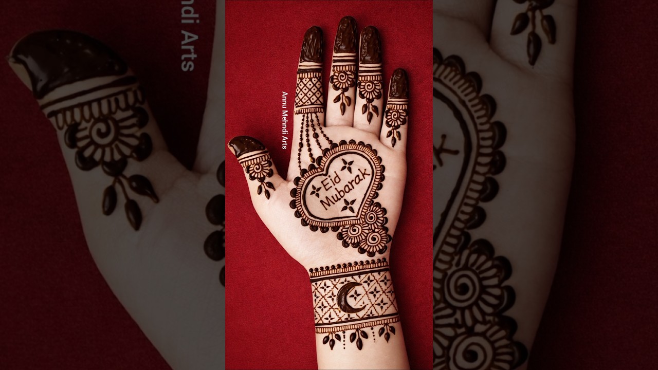 Eid mubarak | Eid mubarak simple mehndi | Eid mubarak wala mehandi #mehndi