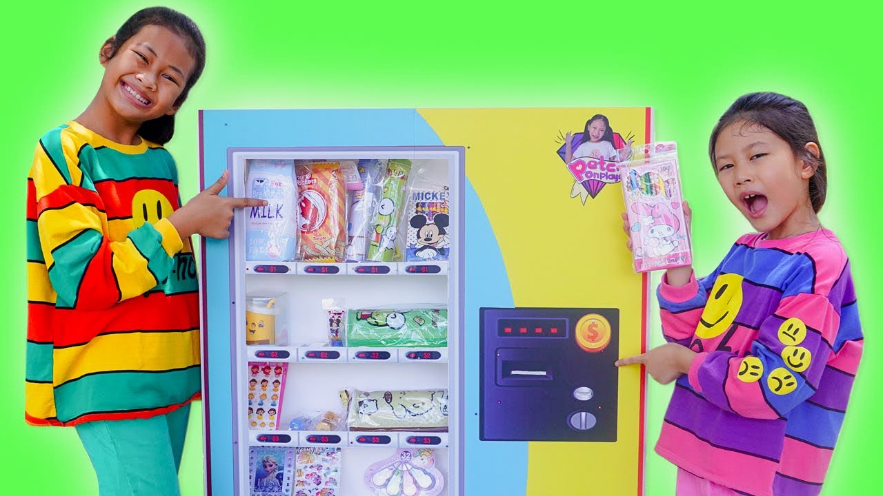 น้ำเพชร | ตู้กดอุปกรณ์เครื่องเขียน มีแต่ของน่ารักจนต้องเหมาหมดตู้