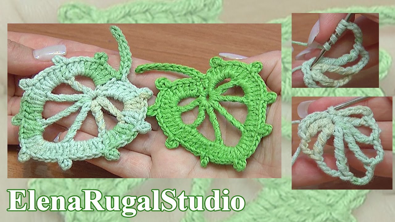 How To Crochet Leaf /Crochet Tutorial