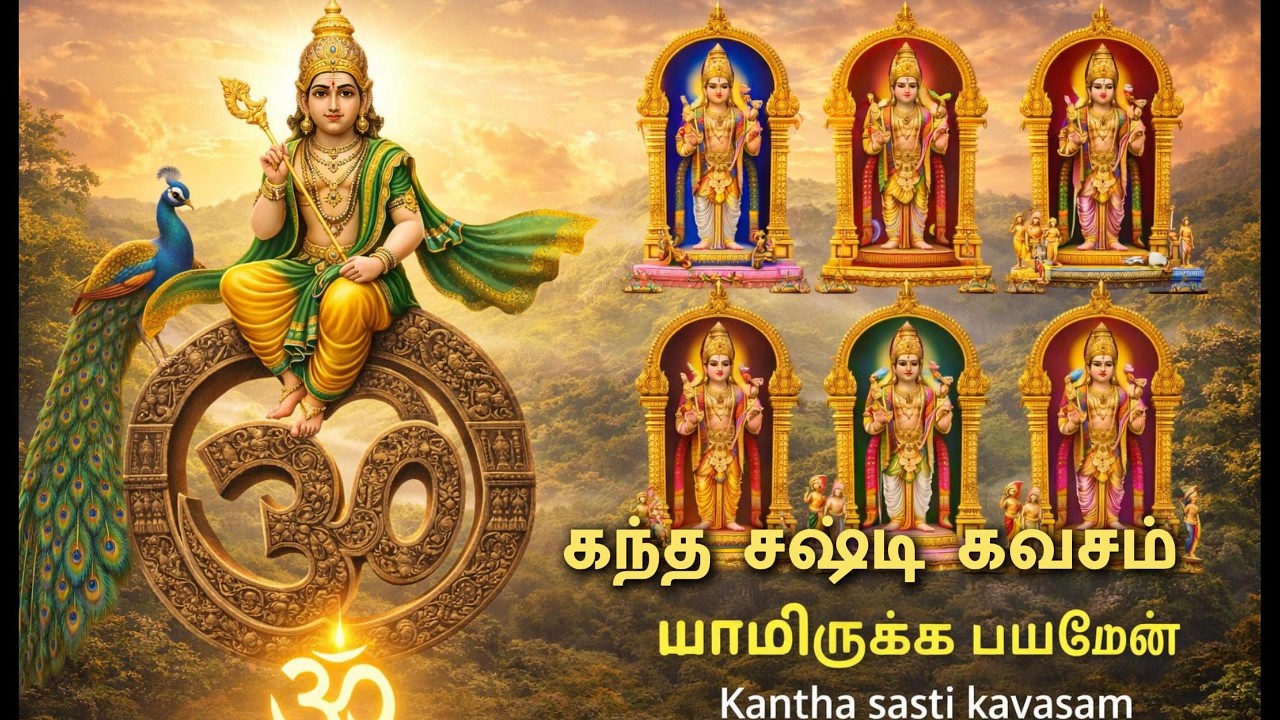 கந்த சஷ்டி கவசம் | Kandha Sashti Kavacham | Soolamangalam Sisters | Murugan powerful tamil mantra