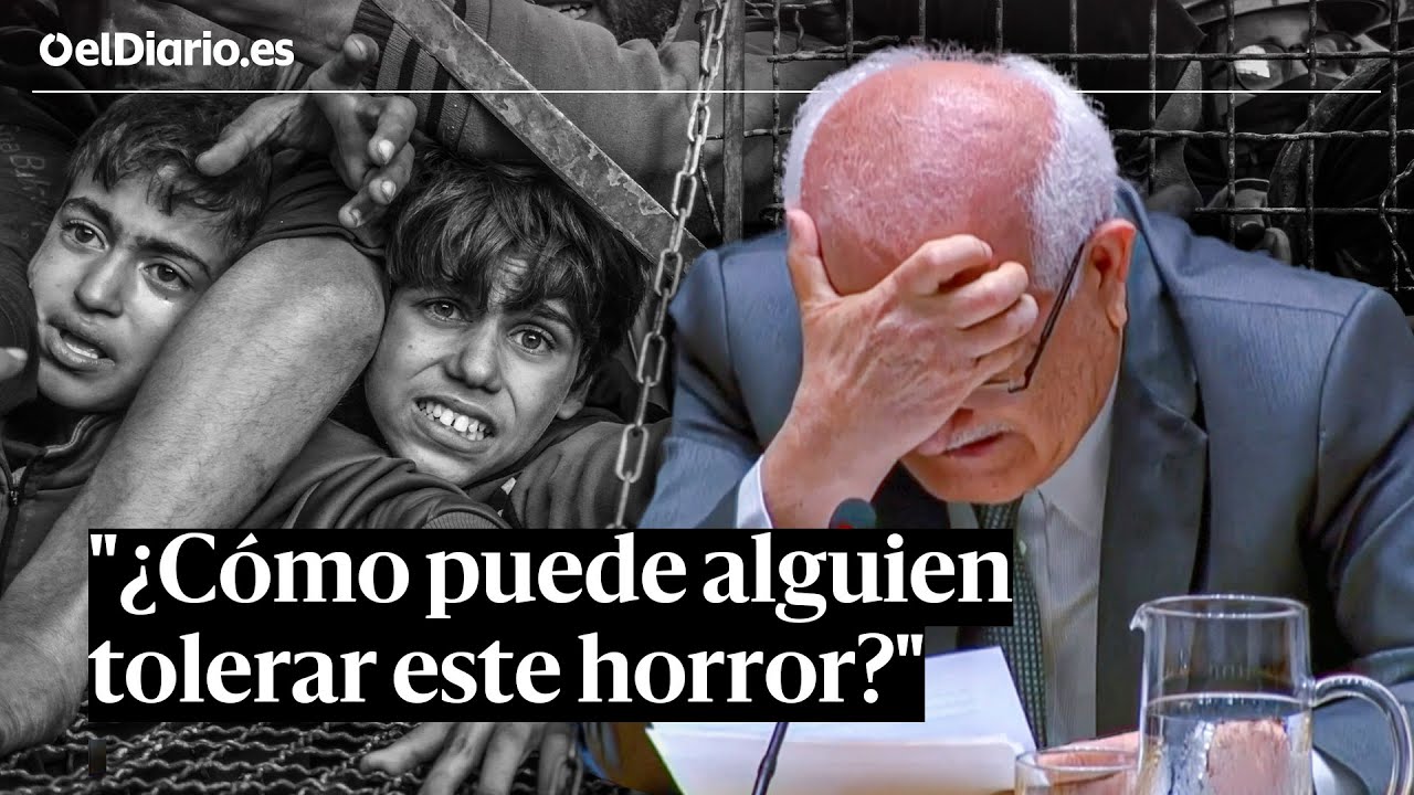 El representante de PALESTINA en la ONU rompe a LLORAR: “¿Cómo puede alguien tolerar este horror?