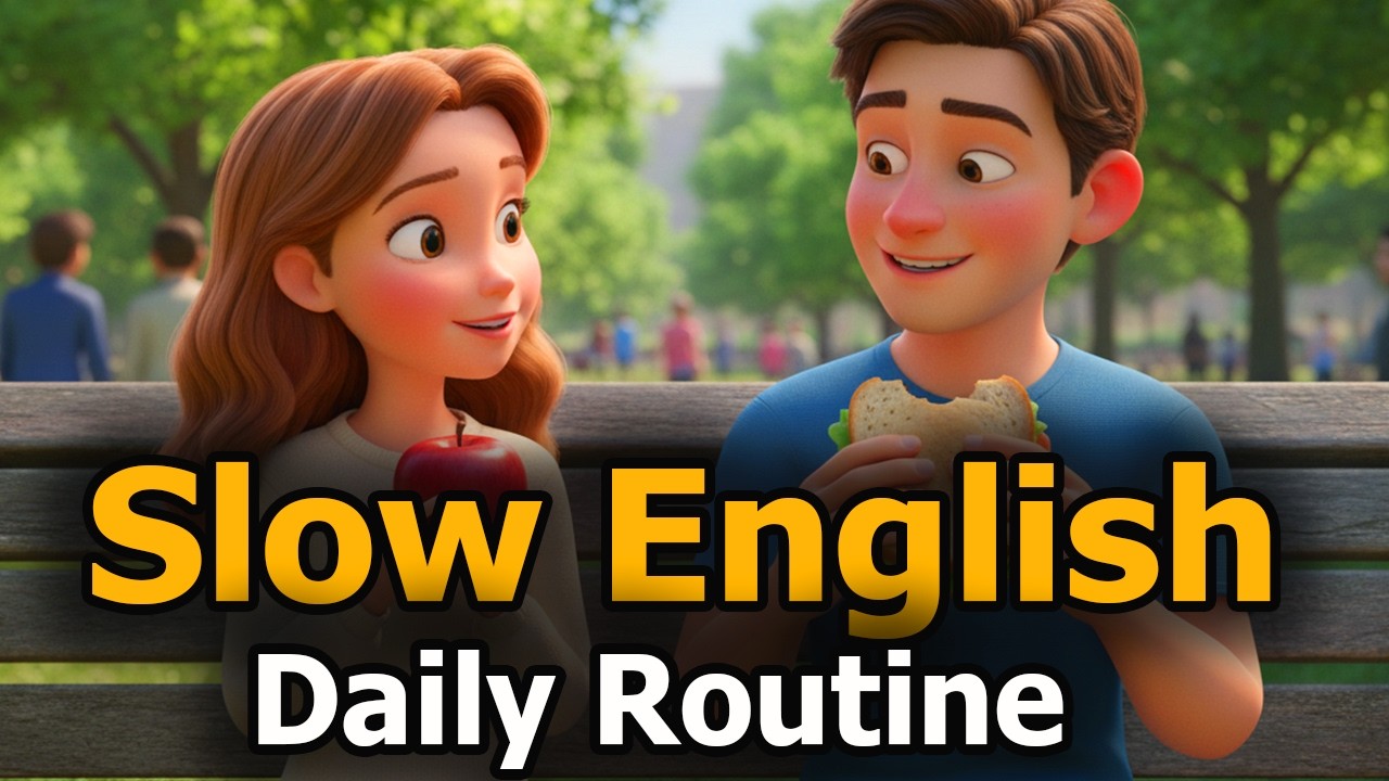 English Listening Practice 🎧 Daily Routine Slow English Conversation for Beginners 🔤 Learn Fast