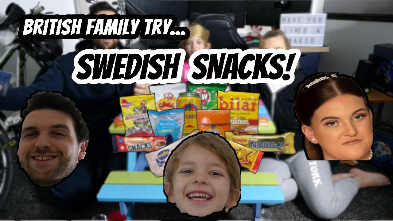 🇸🇪 BRITISH FAMILY TRY SWEDISH SNACKS!! 🇸🇪 (they were good!)