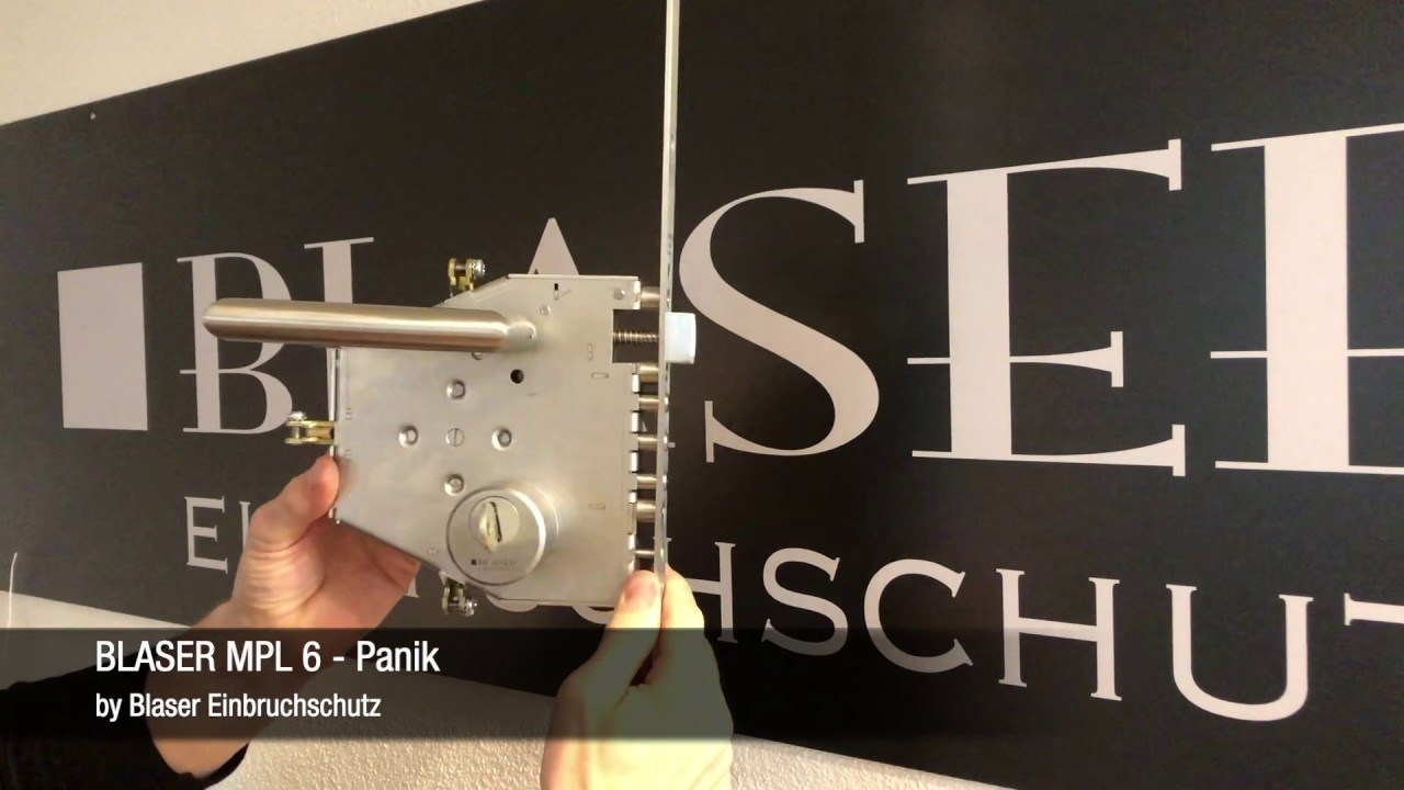 Sicherheitsschloss BLASER MPL 6 - Panik