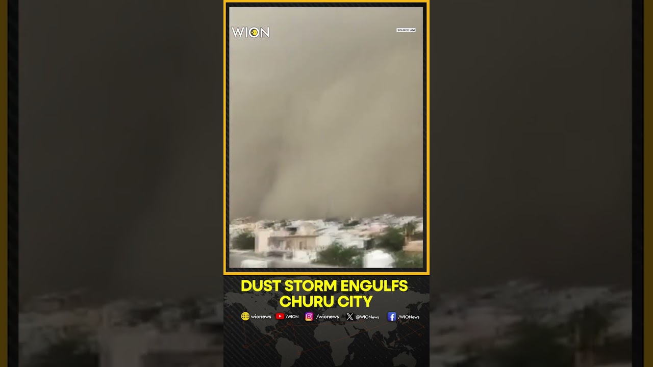 Rajasthan: Massive Dust Storm Sweeps Across Churu, Engulfing City | WION Shorts