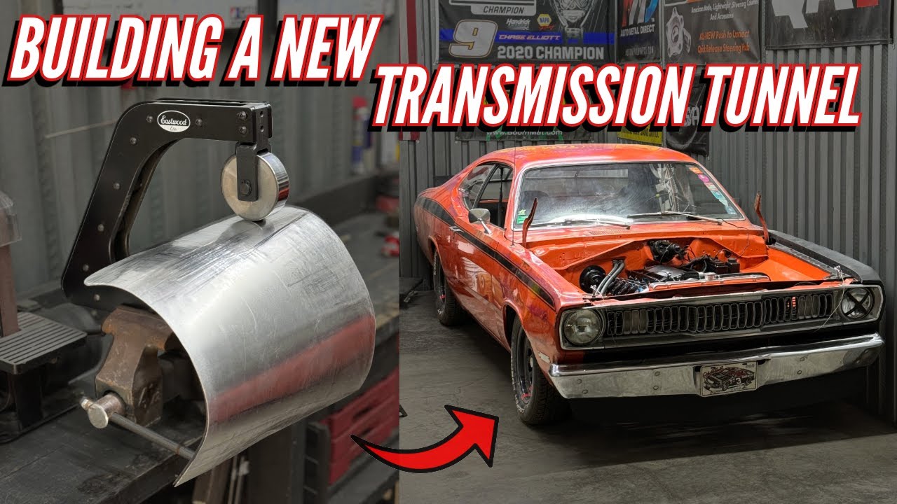 Building a transmission tunnel from scratch | Basic METAL SHAPING | 4 days until Hot Rod Power Tour