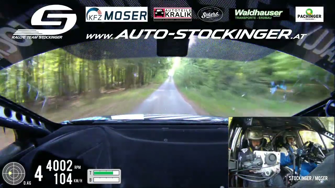 Rallye Cesky Krumlov 2023 SP/RZ 14 Kohout Stockinger/Schwingshandl