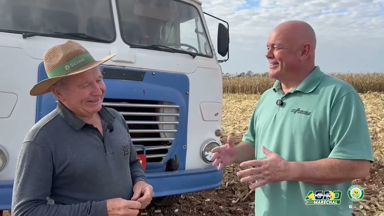 Produtor de Marechal Rondon exalta grande colheita do milho safrinha