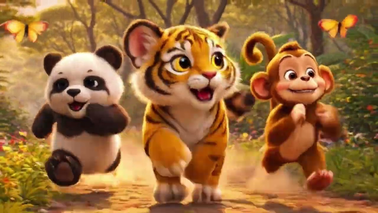 Mali tigar ro ro 🐯 | Vesela Dječja pjesmica