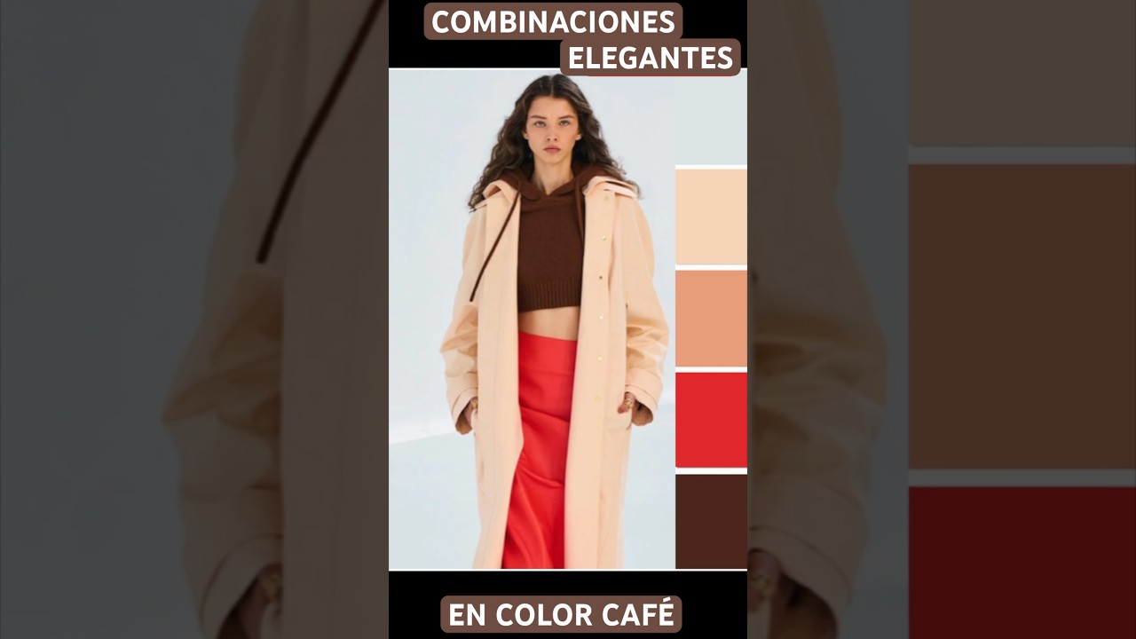 COMBINACIONES ELEGANTES en color CAFÉ 