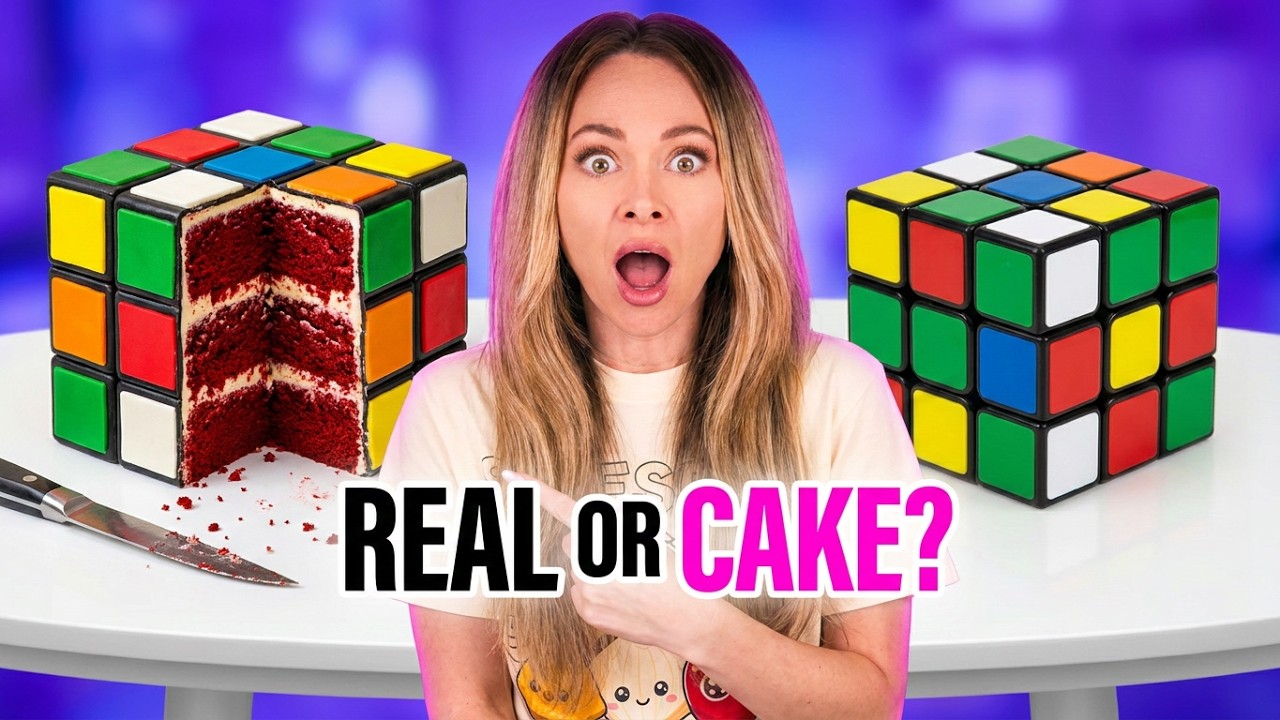 I Tried to Make a functional Rubik's Cube Cake.