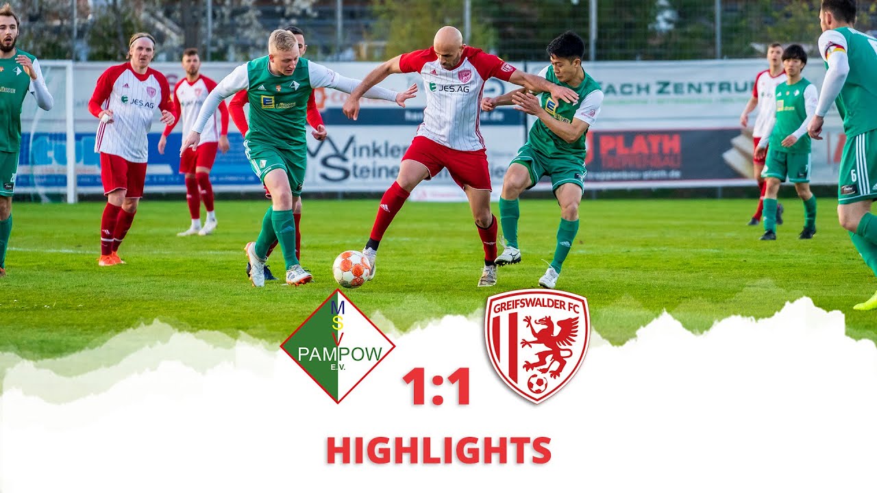 HIGHLIGHTS | MSV Pampow - Greifswalder FC | NOFV-Oberliga Nord, Saison 21/22
