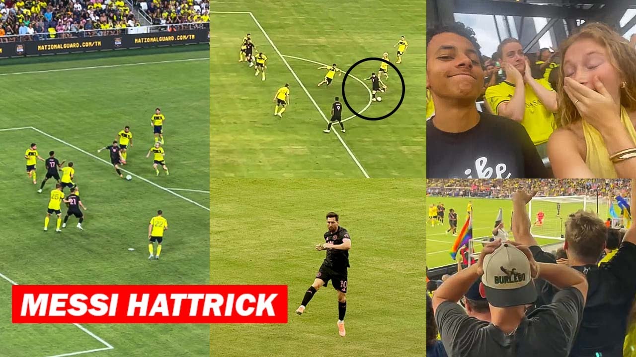 Inter Miami Fans Reactions to Lionel Messi Hattrick vs Nashville SC