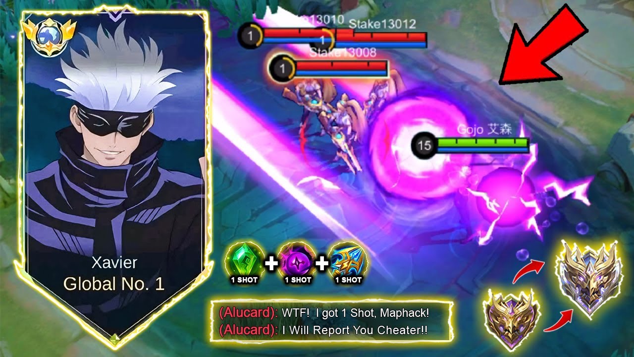 GLOBAL XAVIER WTF DAMAGE!! 💀 (ONE SHOT HACK?) | NEW META BUILD + UNLIMITED ULTIMATE | MLBB