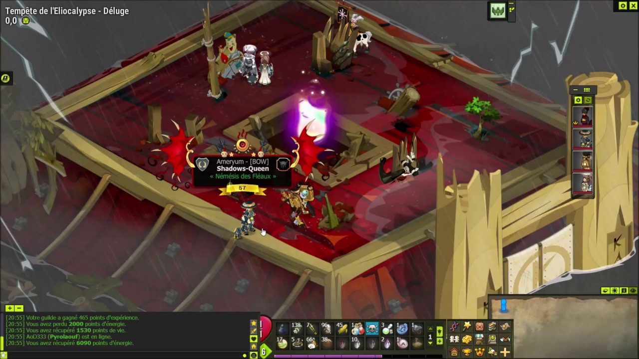 [DOFUS] Tempête de l'Eliocalypse Quatuor (SRAM/ PANDA/ ELIO/ IOP)