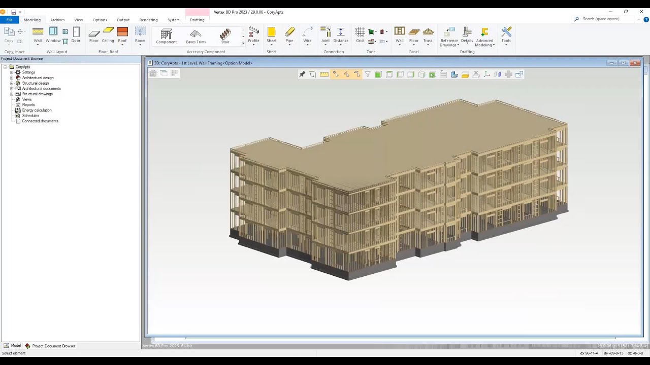 Demo of Vertex BD 2023 for Wood Framing