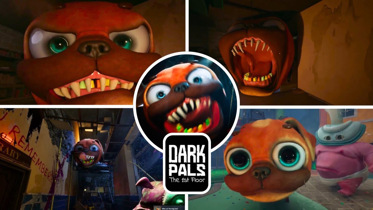 ALL Chompy Chasey Scenes (Dark Pals: The 1st Floor) 