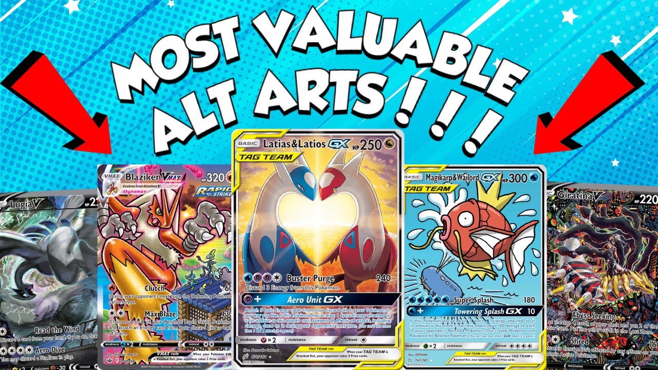 TOP 20 Most Expensive Alternate Art Pokemon Cards!