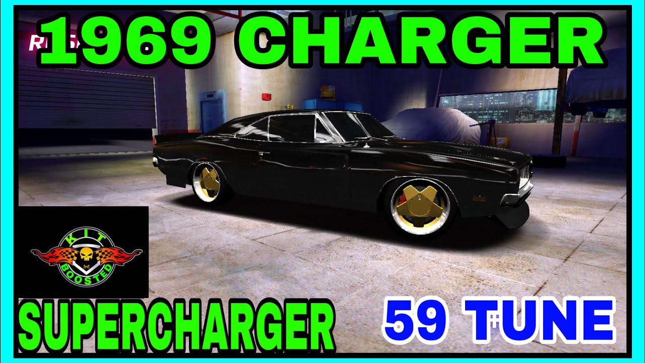 (1969 CHARGER R/T)  SUPERCHARGER 59 TUNE.  RUNS 10.48x ((RUSH RACING 2)) UPDATED
