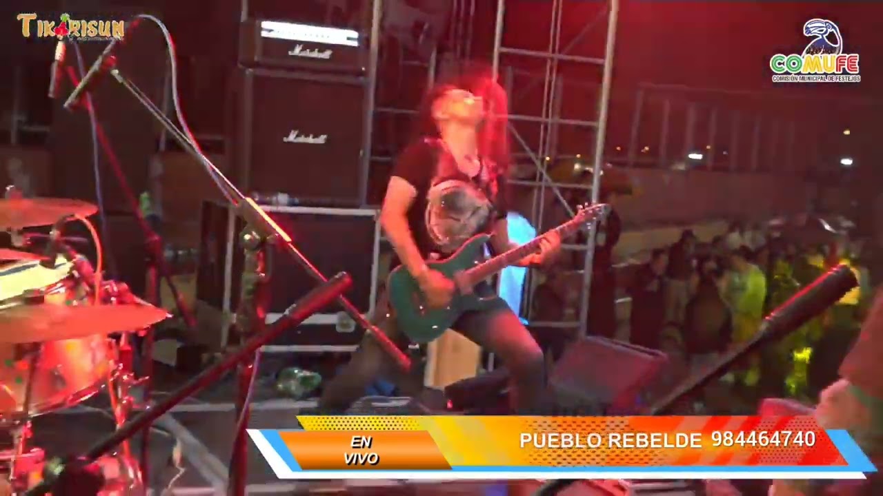 Pueblo Rebelde mix qorilazos en vivo
