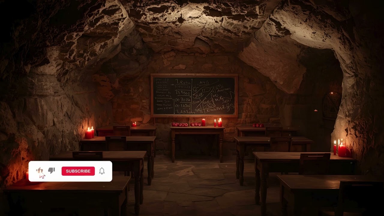 The Crucible Classroom | Blood of Hercules Reading Ambiance | Flickering Candles & Quiet Focus