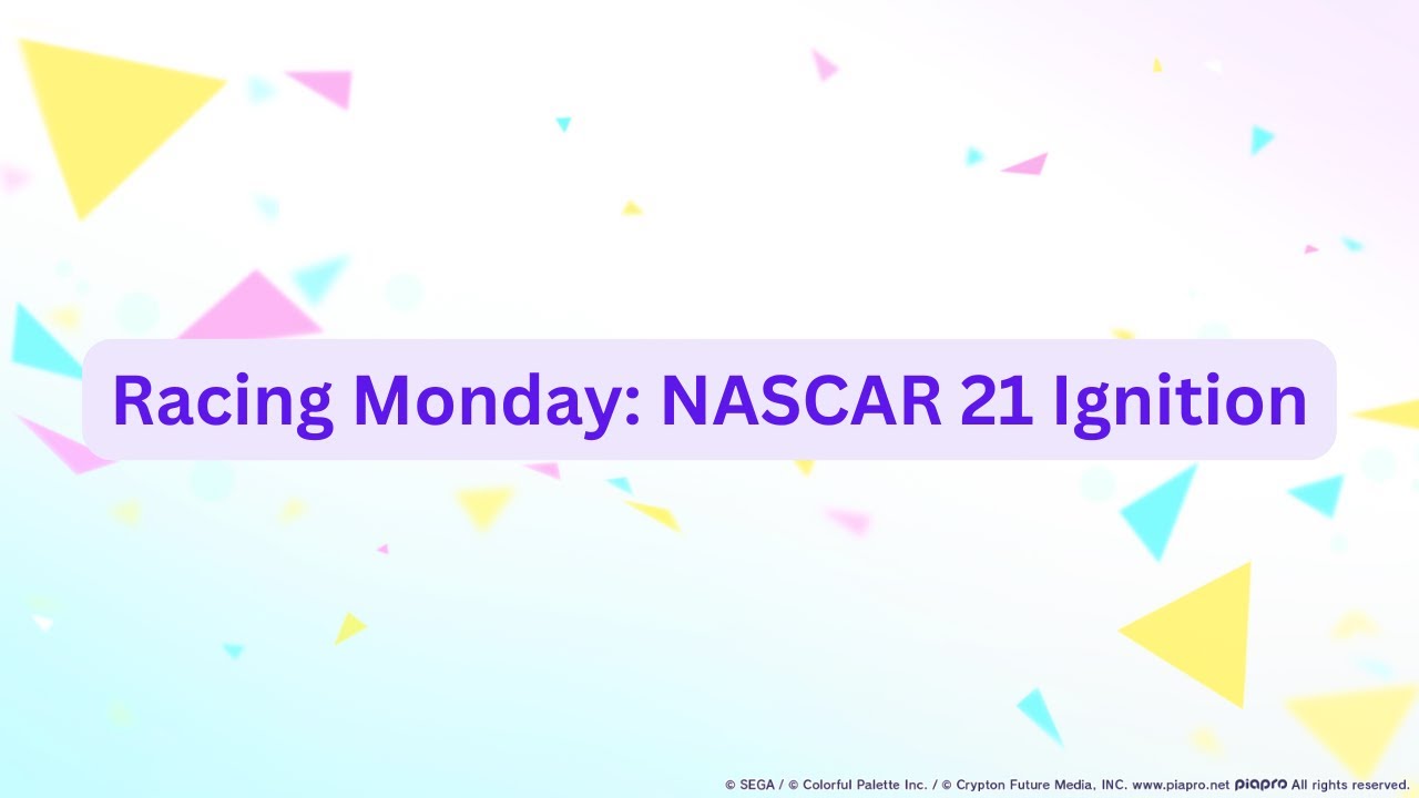 Racing Monday: Let Start the week with NASCAR! - The Gaming Puppy VOD