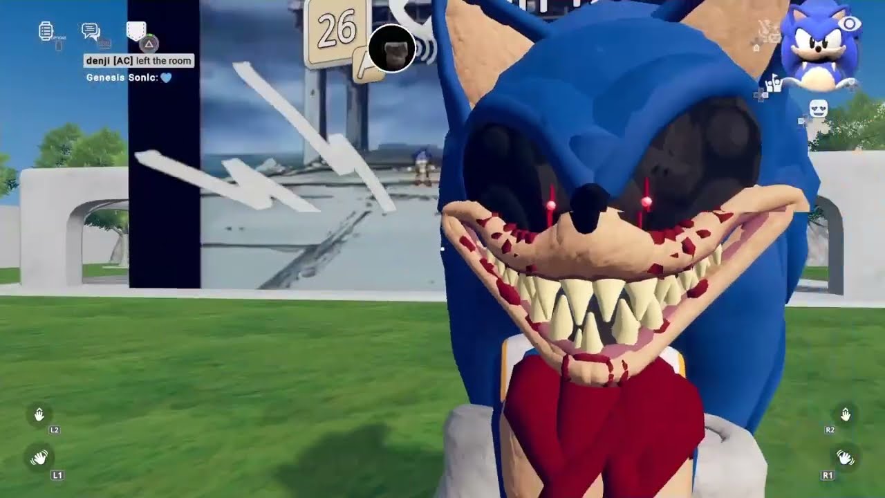 Sonic Jumps EXE in RR