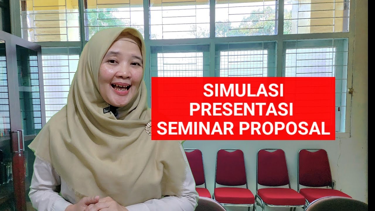 Proposal seminar presentation simulation, try asking questions as an examiner