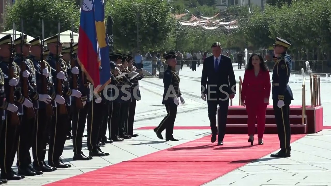 Presidenti i Sllovenisë Borut Pahor është pritur nga presidentja Vjosa Osmani