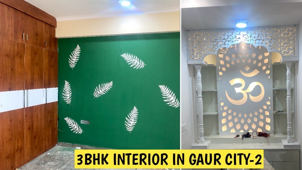 3BHK Interior Design in 16th Avenue, Gaur City-2, Noida Extension 
