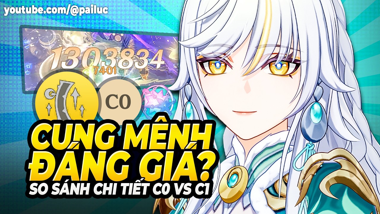 Bất Ngờ Sức Mạnh C1 ZIBAI! C0 & C1 Khác Biệt Lớn Đến Mức Nào? Thực Chiến So Sánh Chi Tiết! Genshin
