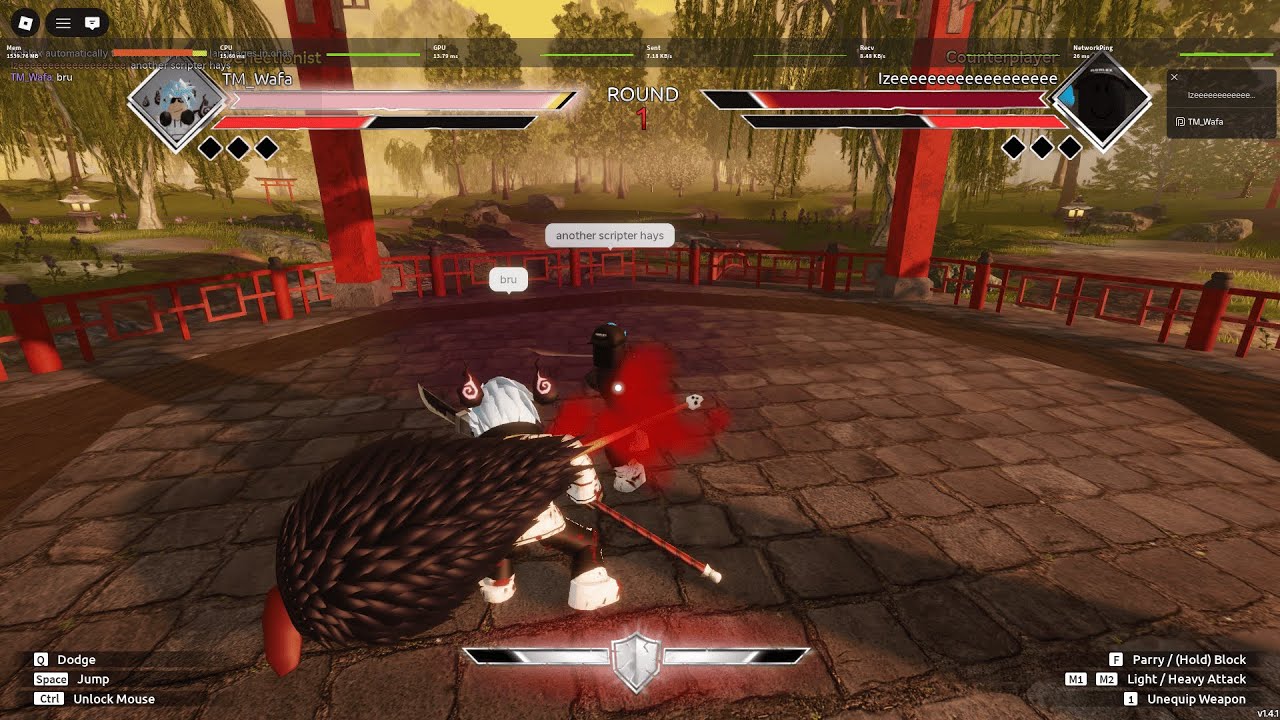 This is How Auto Parry Looks like in Dueling Grounds | #roblox #exploiters