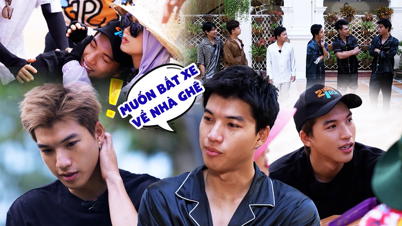 HIEUTHUHAI bắt xe về tạo bất ngờ cho ekip, Dương Lâm cứ ngủ là 