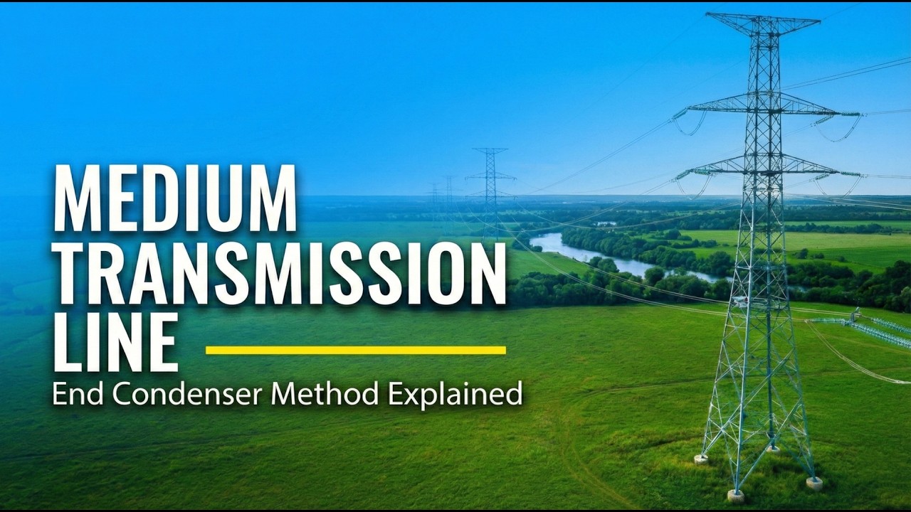 Medium Transmission Line | End Condenser Method Explained