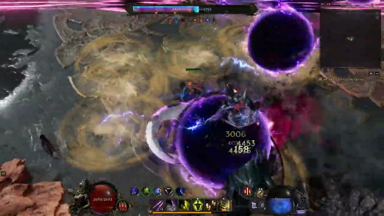 Black Blade of Chaos Shadow Daggers Bladedancer Abberoth fight | Last Epoch 1.1