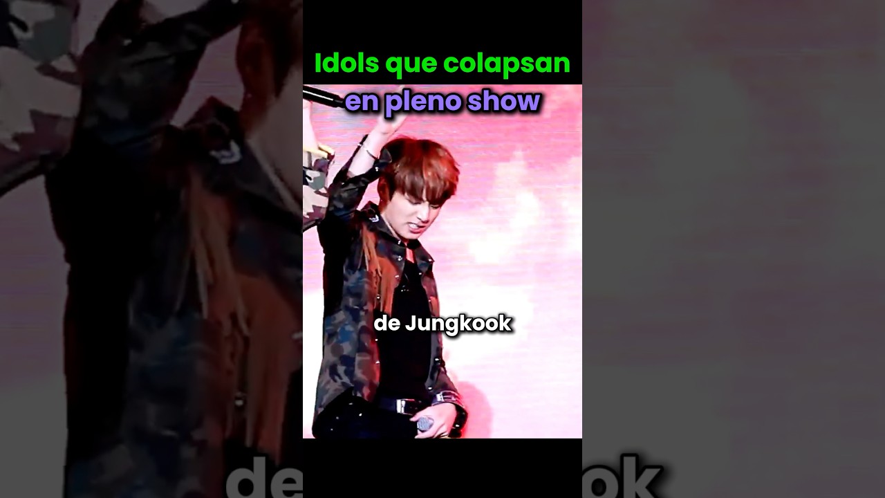 Idols que colapsan en pleno show 😱