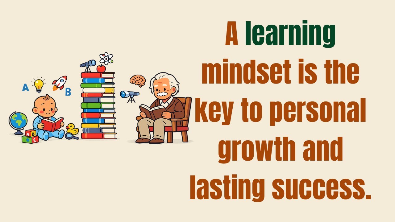 A learning mindset is the key to personal growth and lasting success.