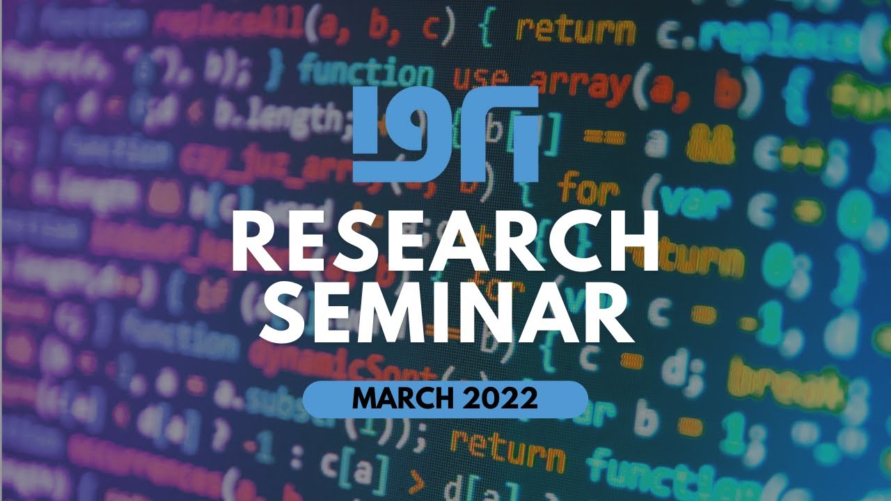 IGRI Research Seminar | March 2022 | Virg&uuml;ez-Ruiz et al.