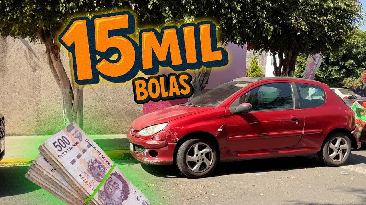 COMPRE un peugeot 206 bien MADREADO en 15 mil pesos.
