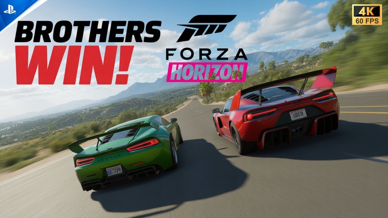 Brothers DOMINATE Forza Horizon 5 Co-op Mode ! PS5 Gameplay