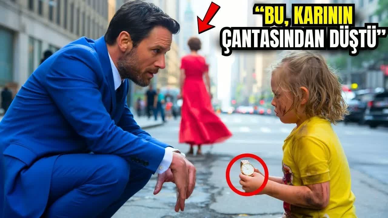 ＂BEYEFENDİ, BU EŞİNİZDEN DÜŞTÜ＂ dedi fakir kız, saati milyoner adama uzatarak